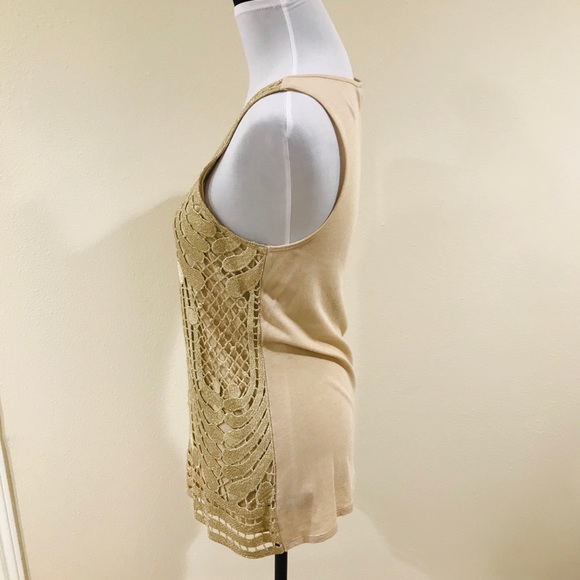 EXPRESS Crocheted metallic tank - Picture 5 of 9